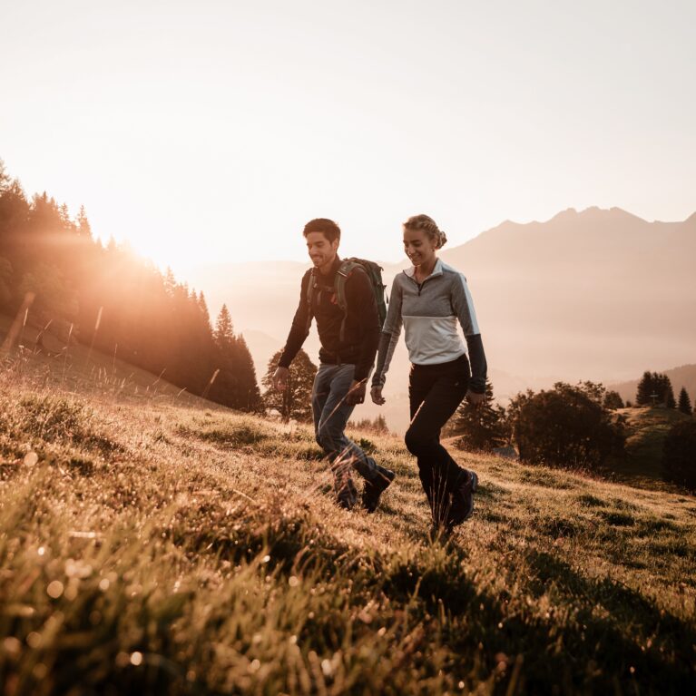 Pärchenwanderung im Spätsommer Wagrain-Kleinarl Bergpanorama Pärchenwanderung im Spätsommer Wagrain-Kleinarl Bergpanorama