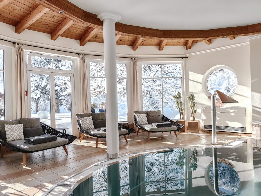Wellness im Hotel Angerwirt in Kleinarl Panorama-Hallenbad Hotel Angerwirt