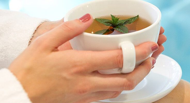 Tee im Wellnessbereich Hotel Angerwirt