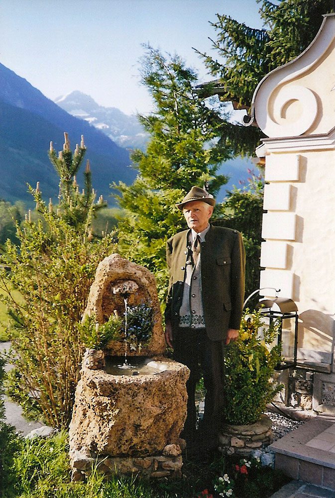 Hubert Haitzmann bei der Johanneskapelle, Kleinarl